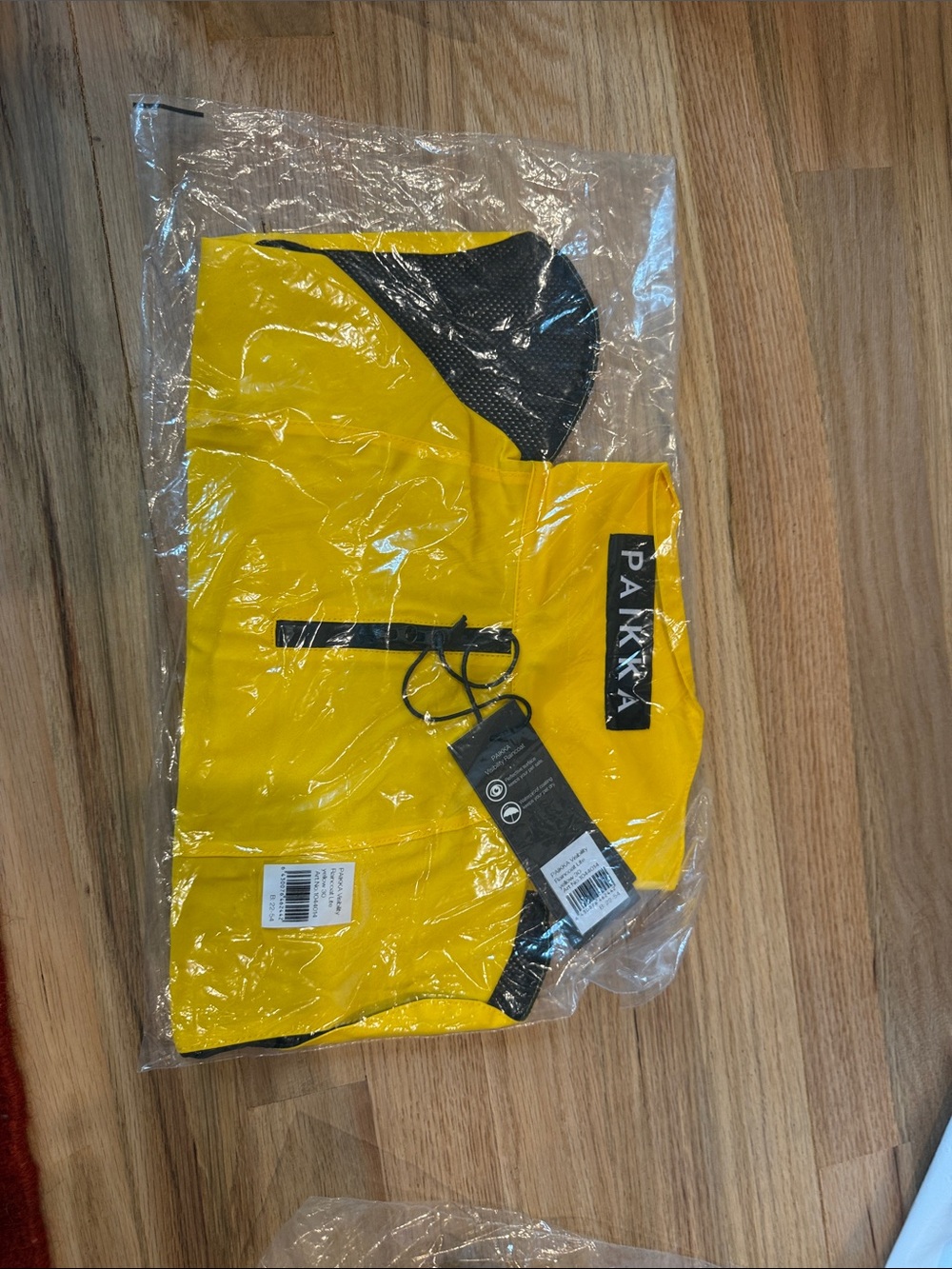 Yellow Waterproof Dog Raincoat
